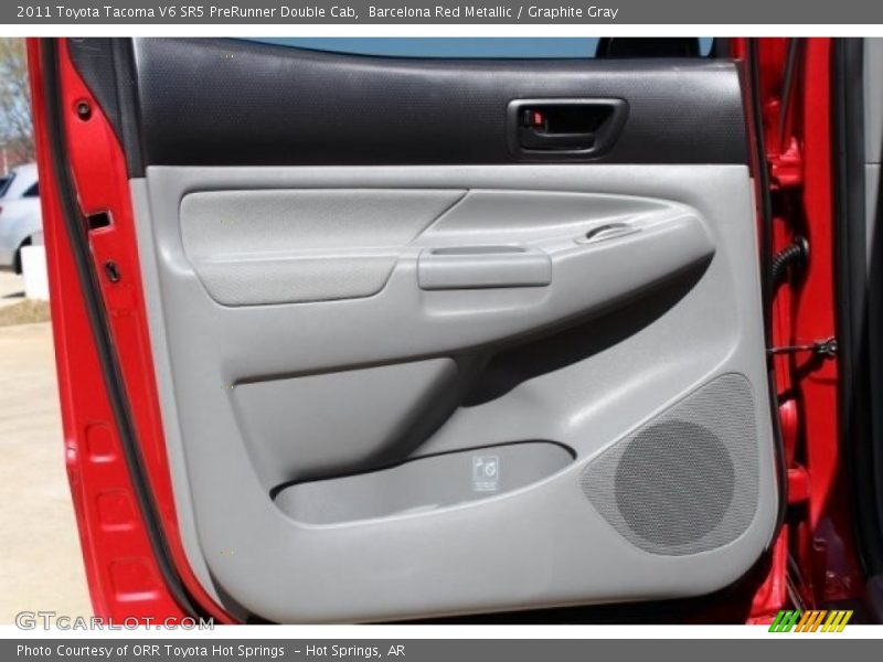 Barcelona Red Metallic / Graphite Gray 2011 Toyota Tacoma V6 SR5 PreRunner Double Cab