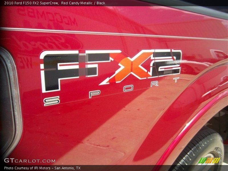 Red Candy Metallic / Black 2010 Ford F150 FX2 SuperCrew