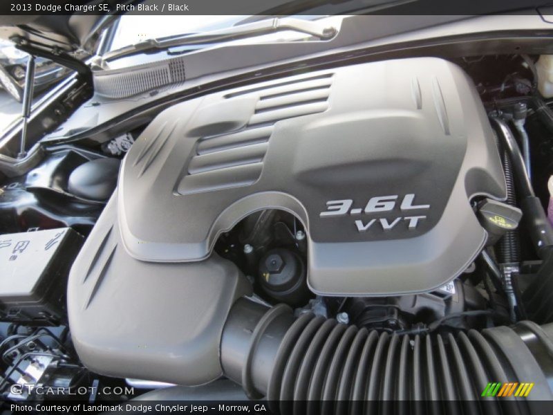 Pitch Black / Black 2013 Dodge Charger SE