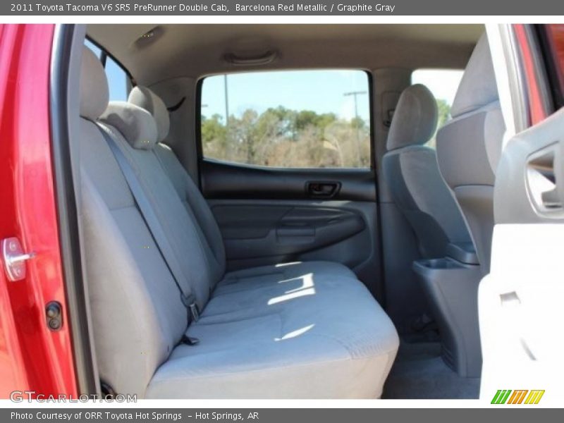 Barcelona Red Metallic / Graphite Gray 2011 Toyota Tacoma V6 SR5 PreRunner Double Cab