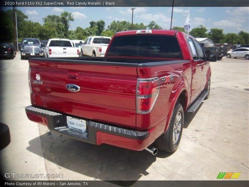 Red Candy Metallic / Black 2010 Ford F150 FX2 SuperCrew