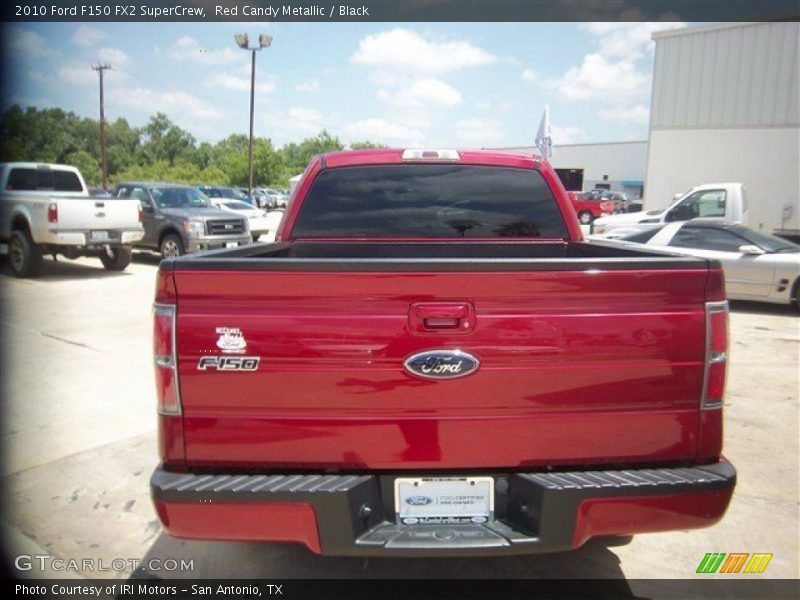 Red Candy Metallic / Black 2010 Ford F150 FX2 SuperCrew