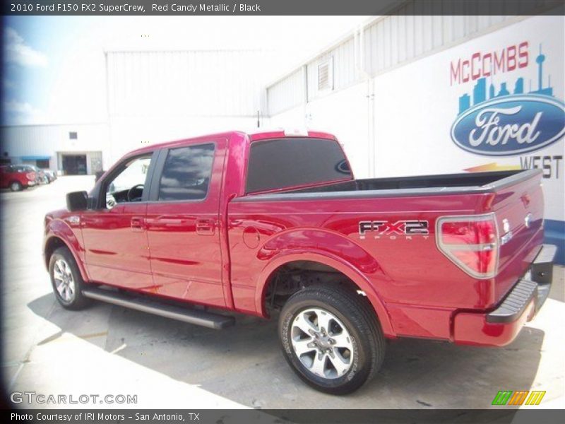 Red Candy Metallic / Black 2010 Ford F150 FX2 SuperCrew