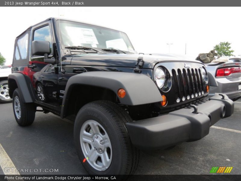 Black / Black 2013 Jeep Wrangler Sport 4x4