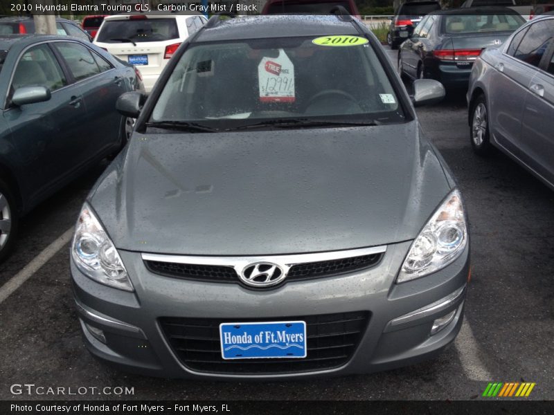 Carbon Gray Mist / Black 2010 Hyundai Elantra Touring GLS