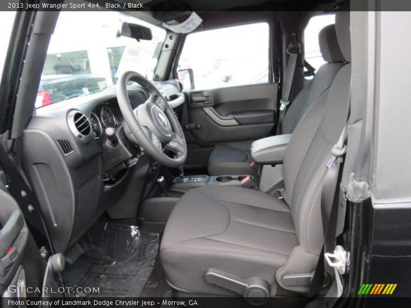 Black / Black 2013 Jeep Wrangler Sport 4x4