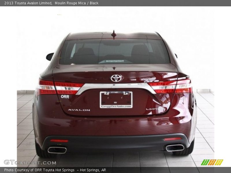 Moulin Rouge Mica / Black 2013 Toyota Avalon Limited