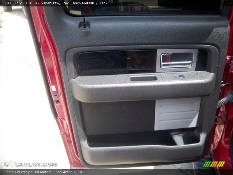Red Candy Metallic / Black 2010 Ford F150 FX2 SuperCrew