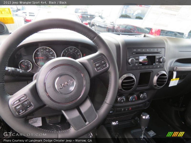 Black / Black 2013 Jeep Wrangler Sport 4x4