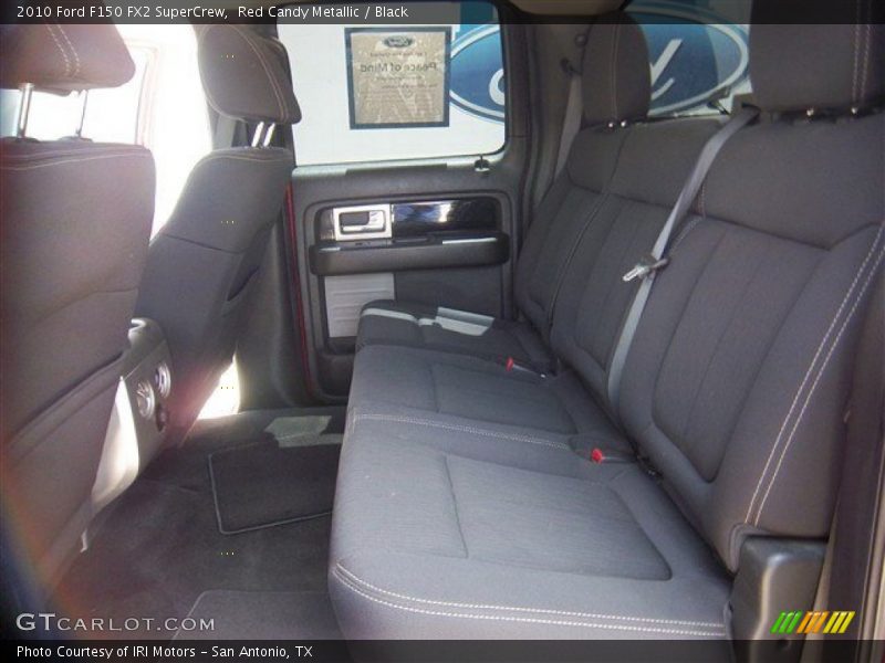 Red Candy Metallic / Black 2010 Ford F150 FX2 SuperCrew