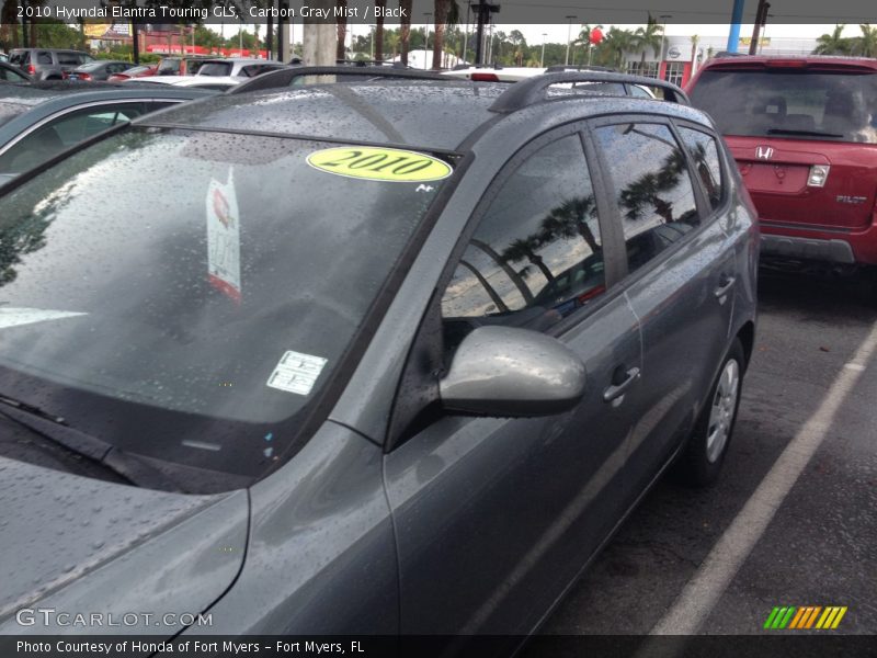 Carbon Gray Mist / Black 2010 Hyundai Elantra Touring GLS