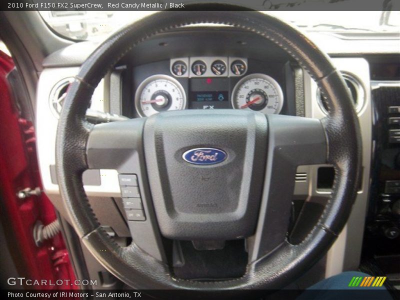 Red Candy Metallic / Black 2010 Ford F150 FX2 SuperCrew