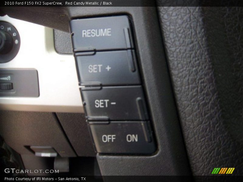 Red Candy Metallic / Black 2010 Ford F150 FX2 SuperCrew