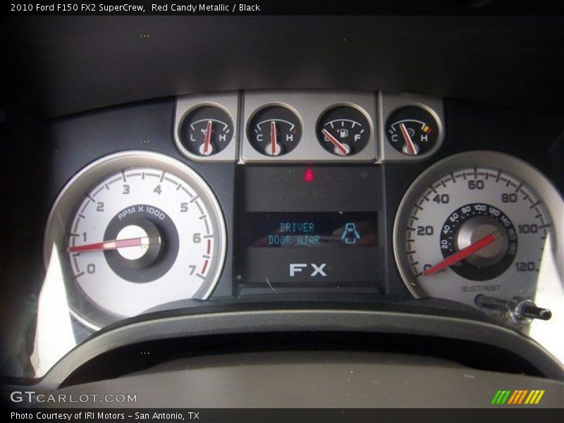 Red Candy Metallic / Black 2010 Ford F150 FX2 SuperCrew