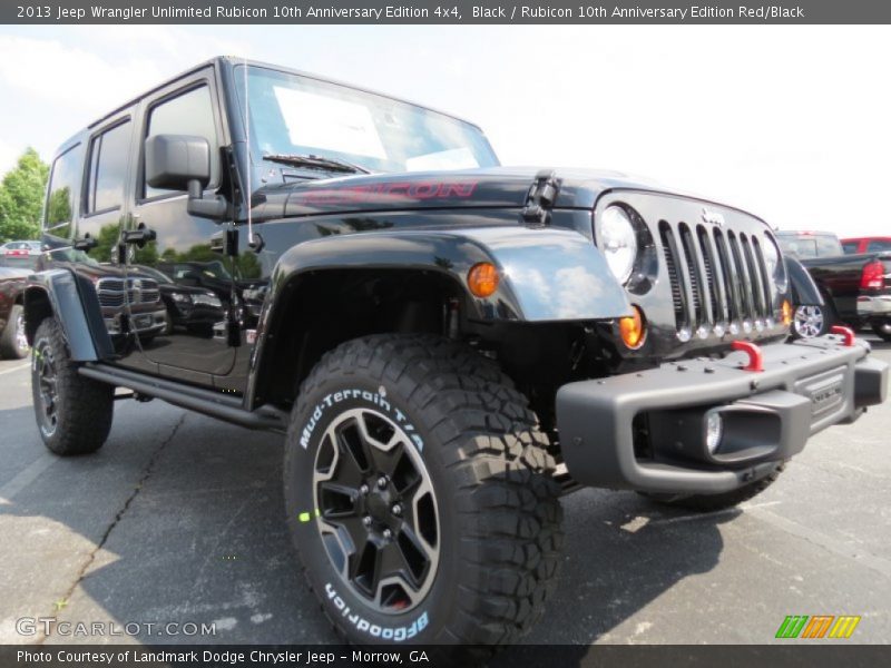 Black / Rubicon 10th Anniversary Edition Red/Black 2013 Jeep Wrangler Unlimited Rubicon 10th Anniversary Edition 4x4
