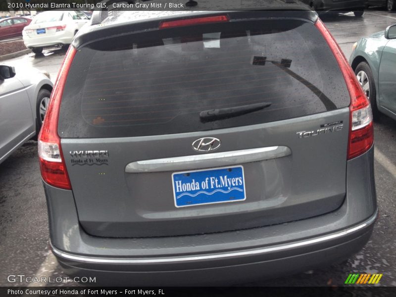 Carbon Gray Mist / Black 2010 Hyundai Elantra Touring GLS