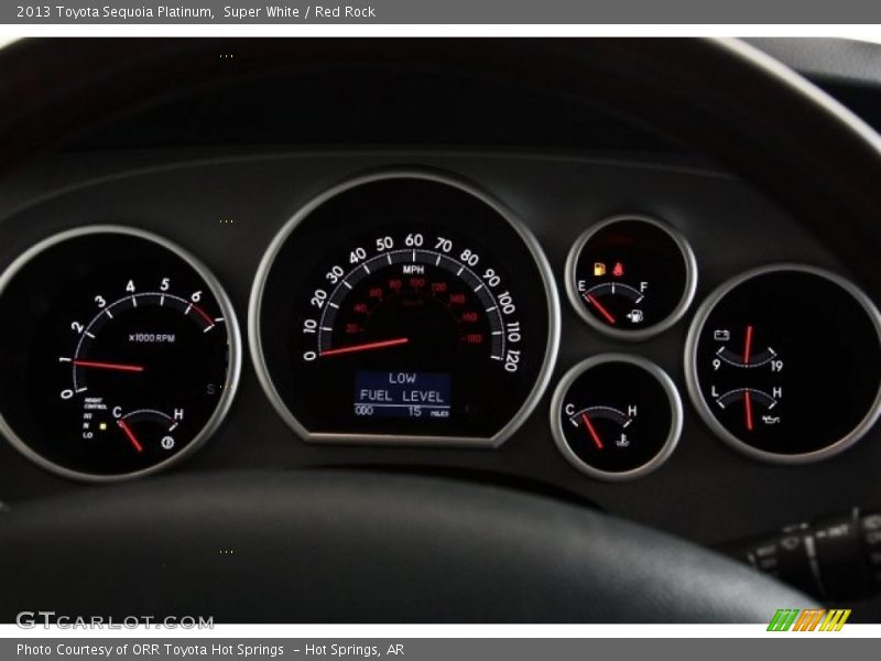  2013 Sequoia Platinum Platinum Gauges