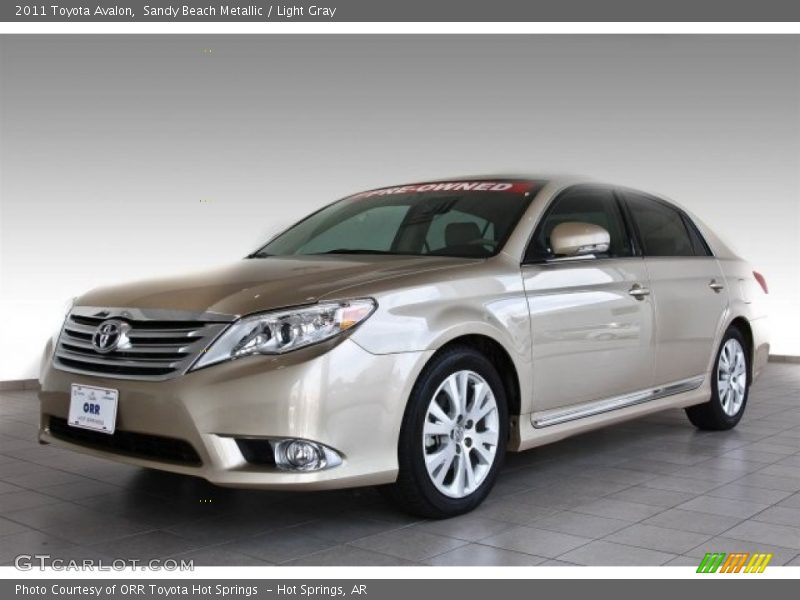 Sandy Beach Metallic / Light Gray 2011 Toyota Avalon