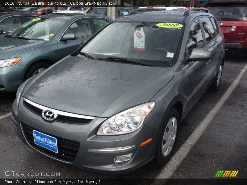 Carbon Gray Mist / Black 2010 Hyundai Elantra Touring GLS