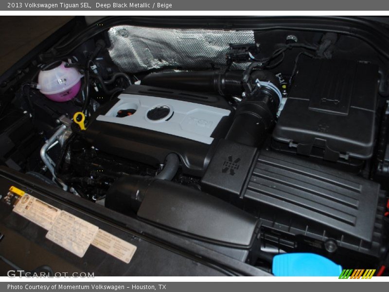 Deep Black Metallic / Beige 2013 Volkswagen Tiguan SEL