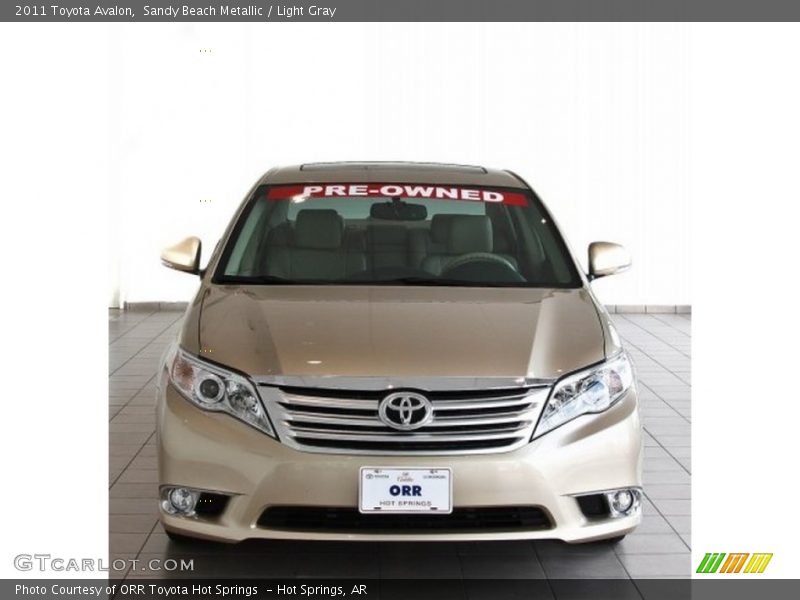 Sandy Beach Metallic / Light Gray 2011 Toyota Avalon