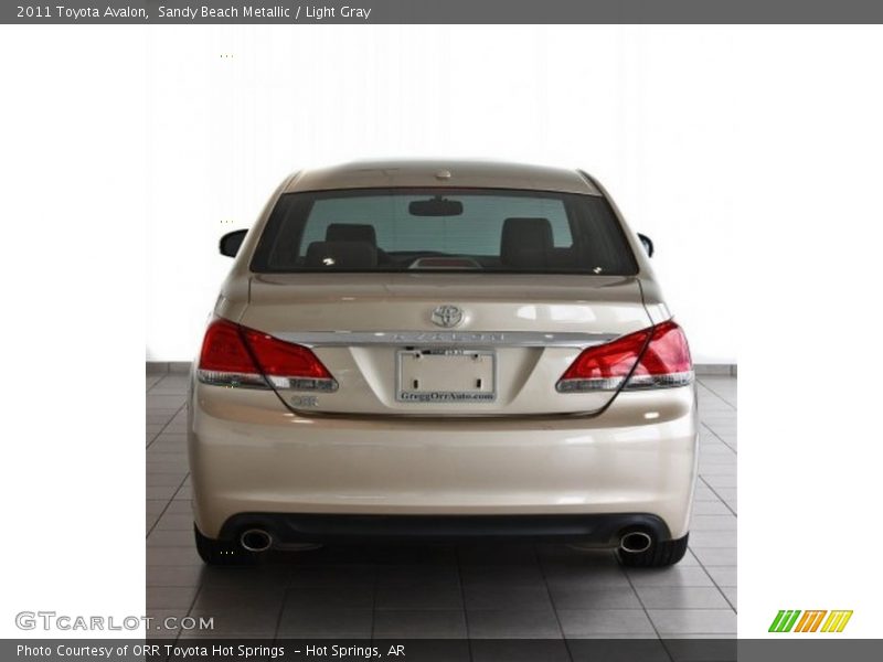 Sandy Beach Metallic / Light Gray 2011 Toyota Avalon