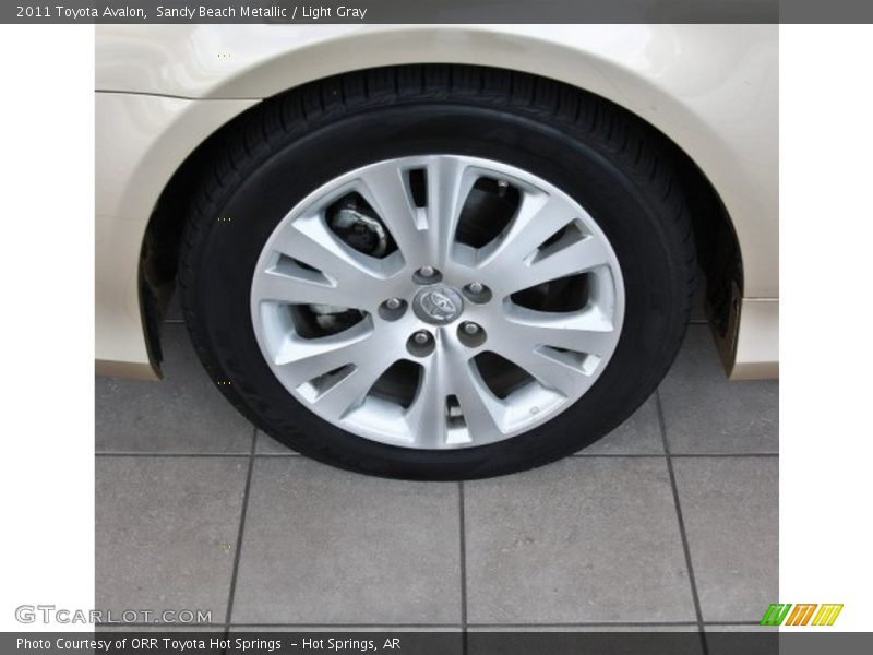 Sandy Beach Metallic / Light Gray 2011 Toyota Avalon