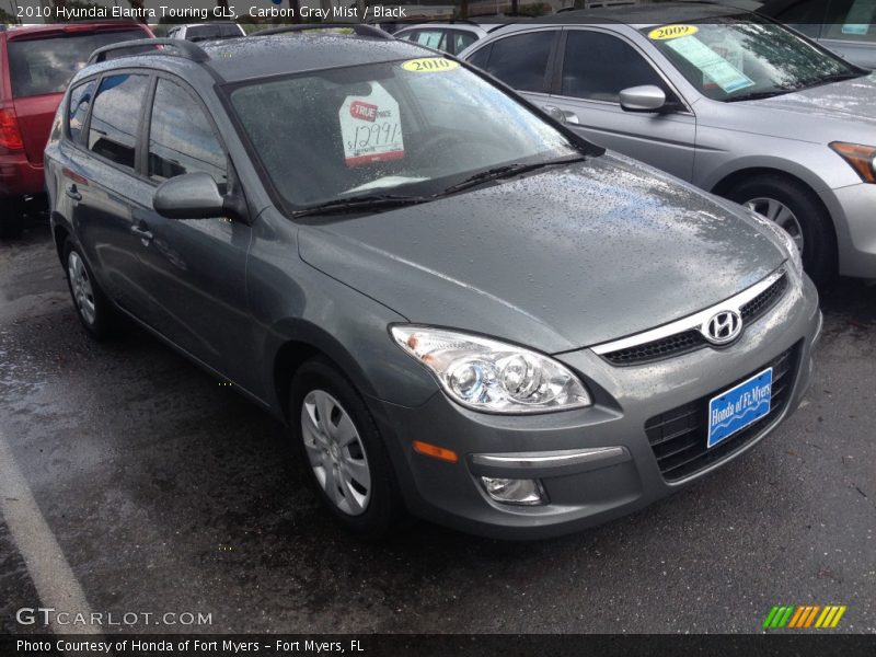 Carbon Gray Mist / Black 2010 Hyundai Elantra Touring GLS