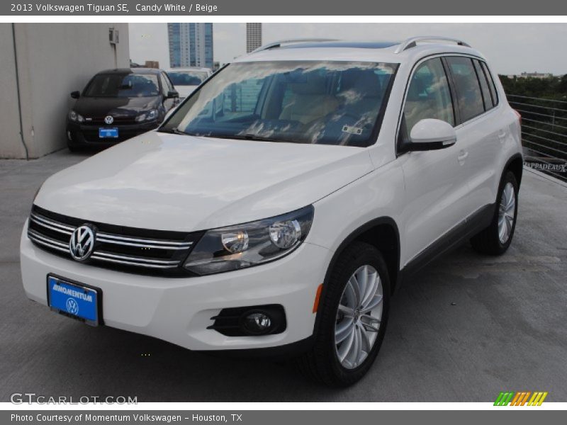 Candy White / Beige 2013 Volkswagen Tiguan SE