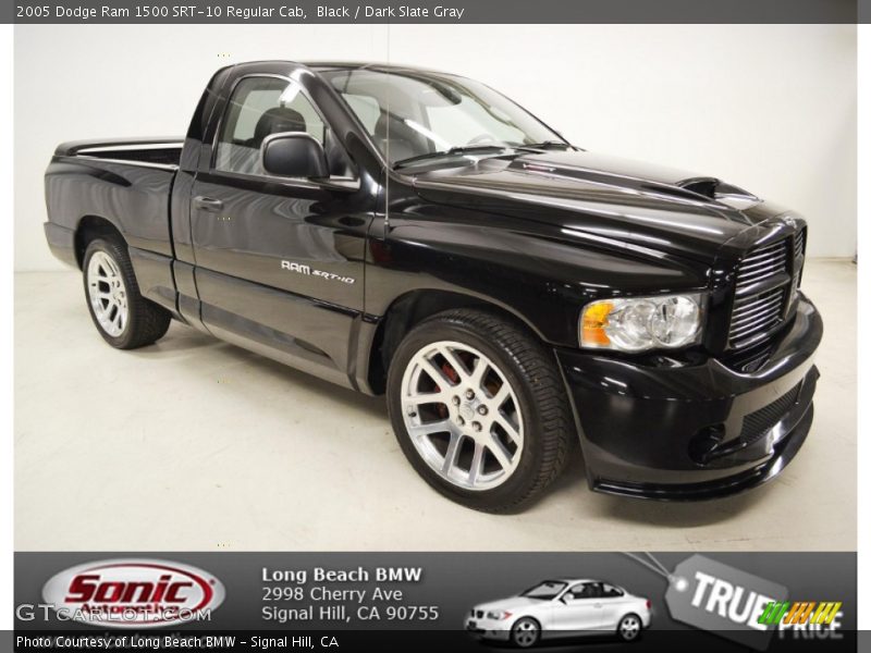 Black / Dark Slate Gray 2005 Dodge Ram 1500 SRT-10 Regular Cab