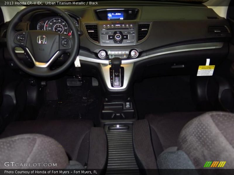 Urban Titanium Metallic / Black 2013 Honda CR-V EX