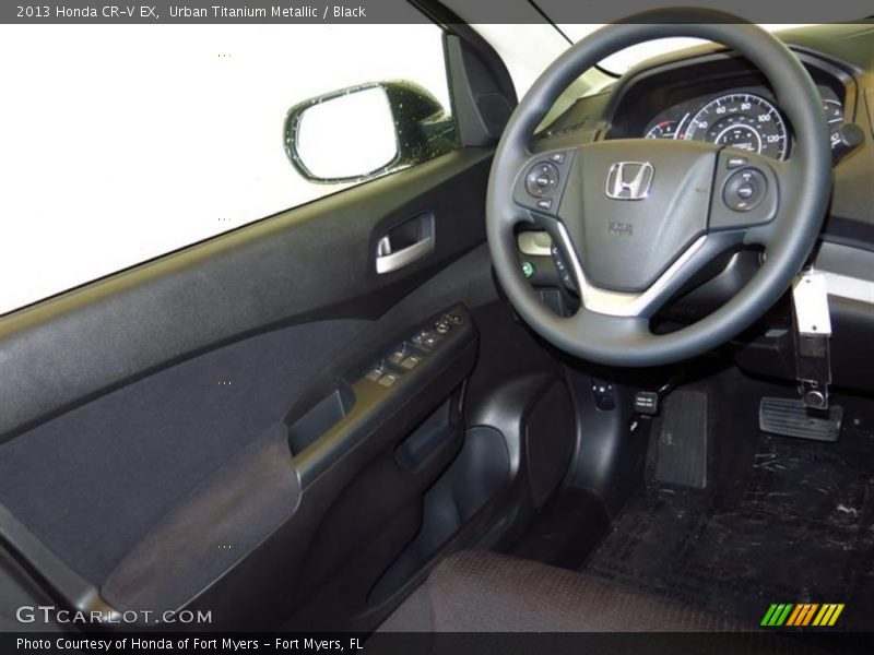 Urban Titanium Metallic / Black 2013 Honda CR-V EX