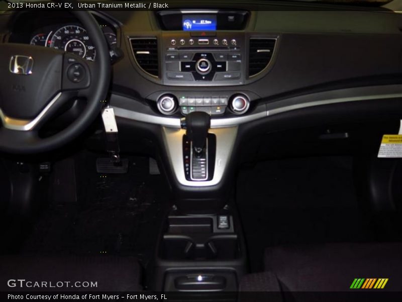 Urban Titanium Metallic / Black 2013 Honda CR-V EX