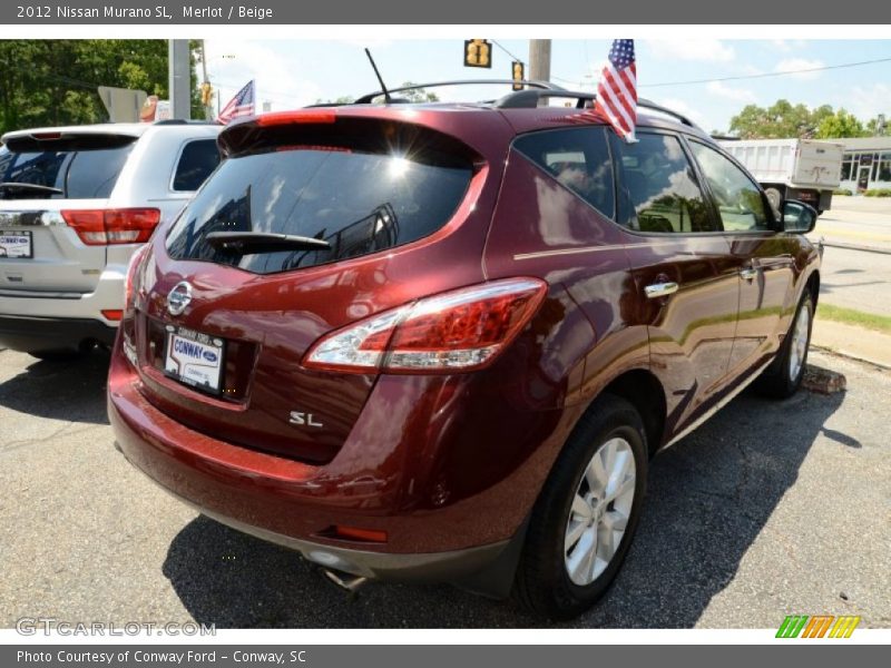 Merlot / Beige 2012 Nissan Murano SL
