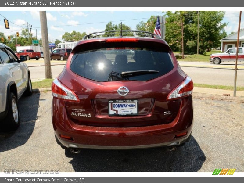 Merlot / Beige 2012 Nissan Murano SL