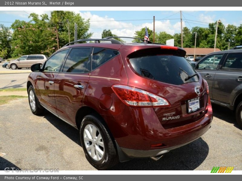 Merlot / Beige 2012 Nissan Murano SL