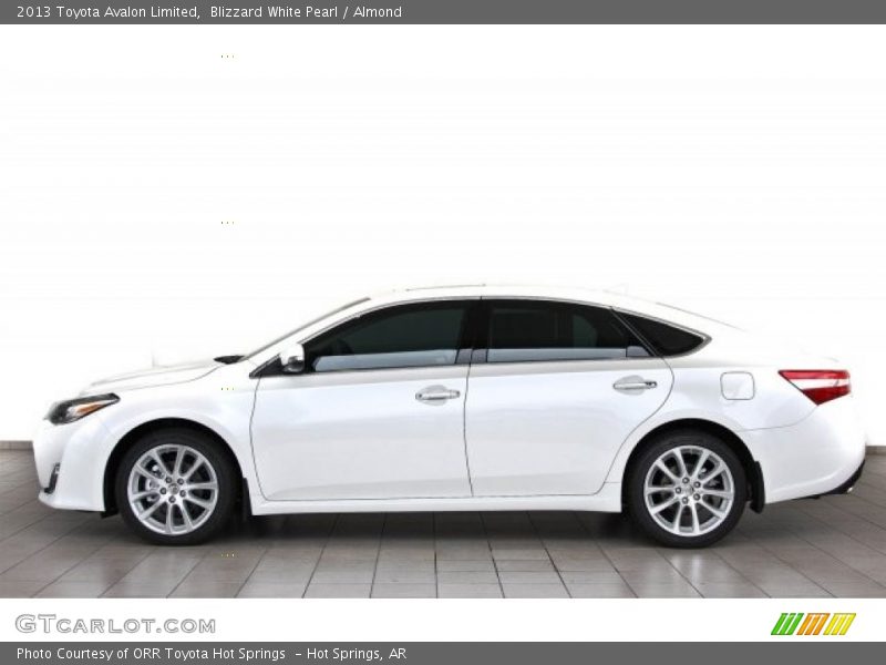 Blizzard White Pearl / Almond 2013 Toyota Avalon Limited