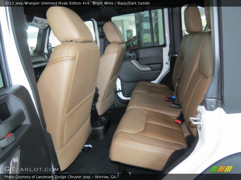 Bright White / Black/Dark Saddle 2013 Jeep Wrangler Unlimited Moab Edition 4x4