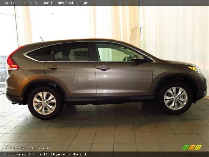 Urban Titanium Metallic / Beige 2013 Honda CR-V EX