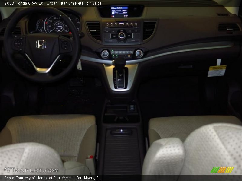 Urban Titanium Metallic / Beige 2013 Honda CR-V EX