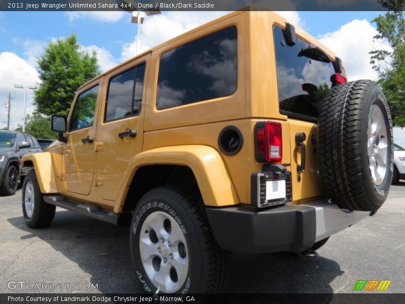 Dune / Black/Dark Saddle 2013 Jeep Wrangler Unlimited Sahara 4x4