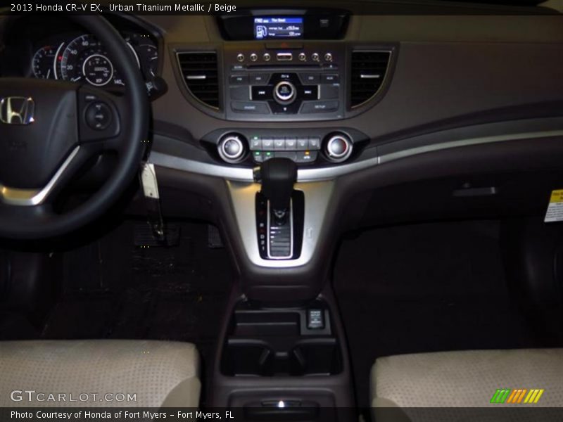 Urban Titanium Metallic / Beige 2013 Honda CR-V EX