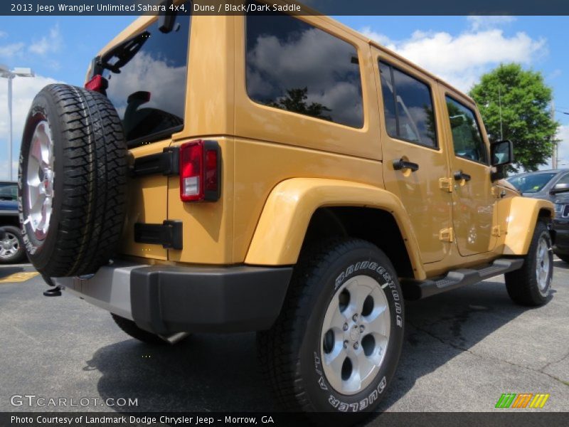 Dune / Black/Dark Saddle 2013 Jeep Wrangler Unlimited Sahara 4x4