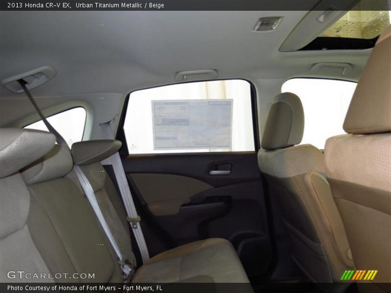 Urban Titanium Metallic / Beige 2013 Honda CR-V EX