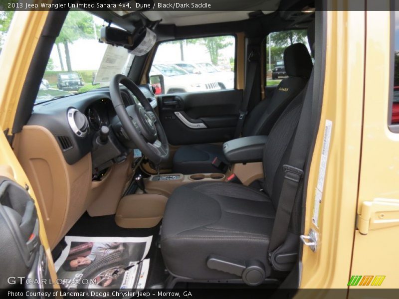 Dune / Black/Dark Saddle 2013 Jeep Wrangler Unlimited Sahara 4x4