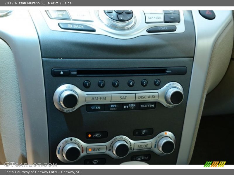 Merlot / Beige 2012 Nissan Murano SL