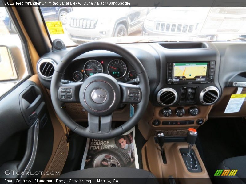 Dune / Black/Dark Saddle 2013 Jeep Wrangler Unlimited Sahara 4x4