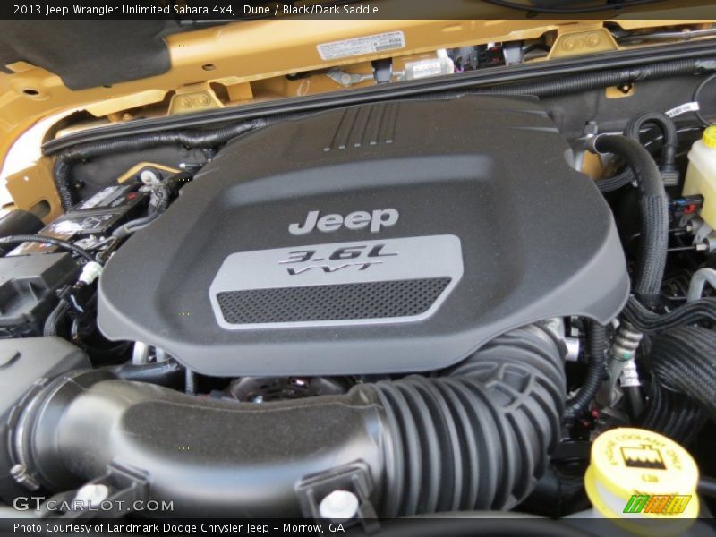  2013 Wrangler Unlimited Sahara 4x4 Engine - 3.6 Liter DOHC 24-Valve VVT Pentastar V6