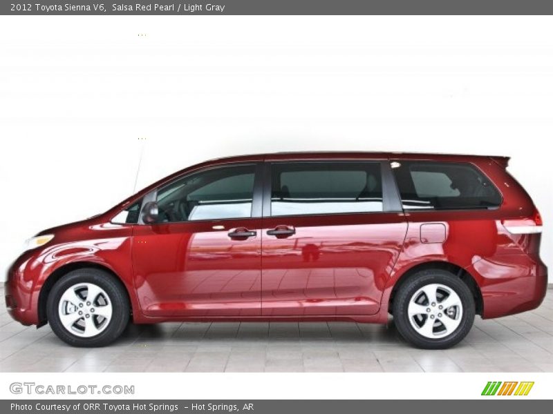  2012 Sienna V6 Salsa Red Pearl