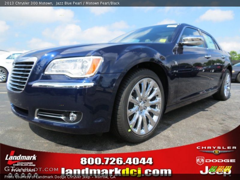 Jazz Blue Pearl / Motown Pearl/Black 2013 Chrysler 300 Motown